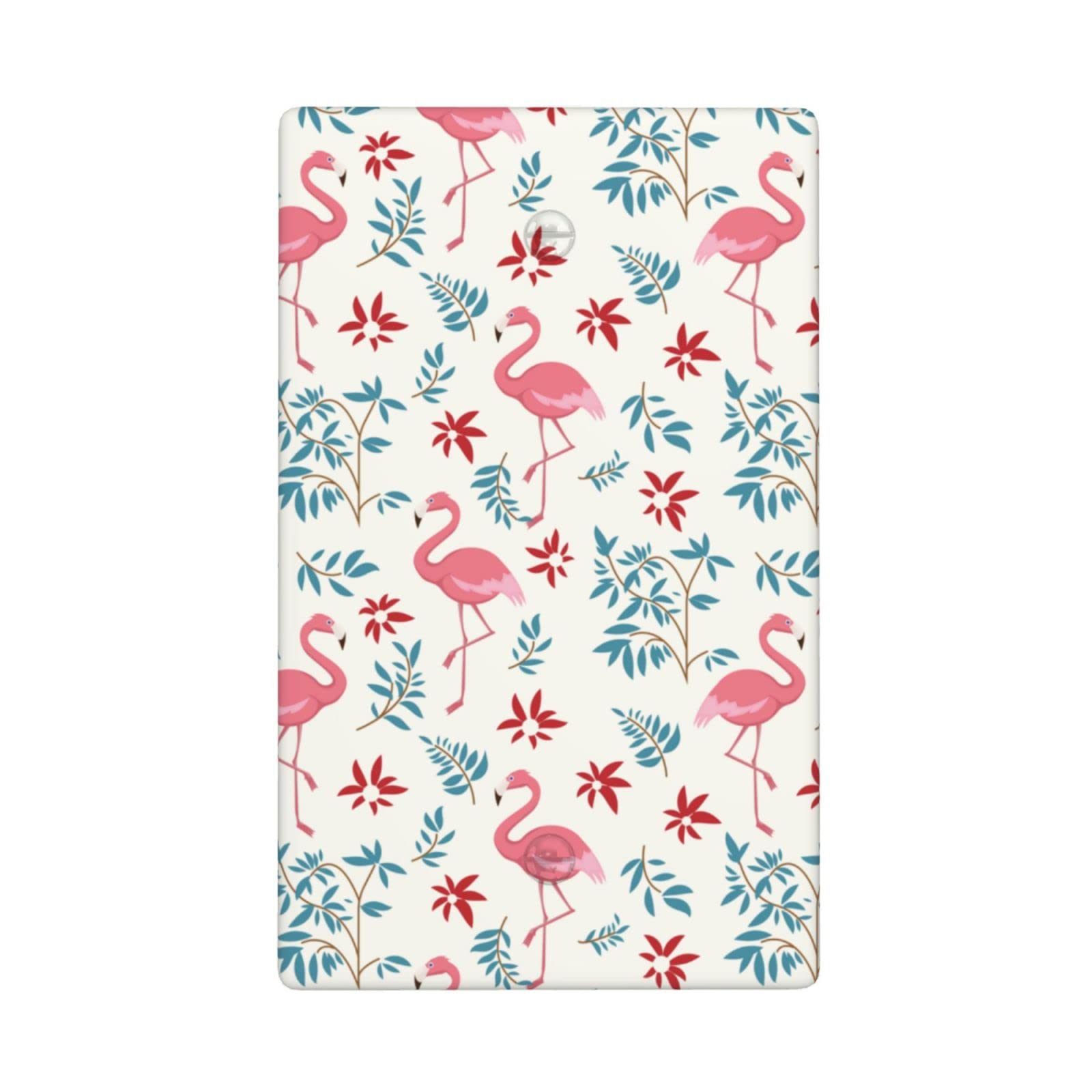 Stylish Flamingo Wall Plate Cover - Decorative Light Switch Plate for Home Decor, Oversized Electrical Switch Cover - Perfect for Living Room, Bedroom & Bathroom