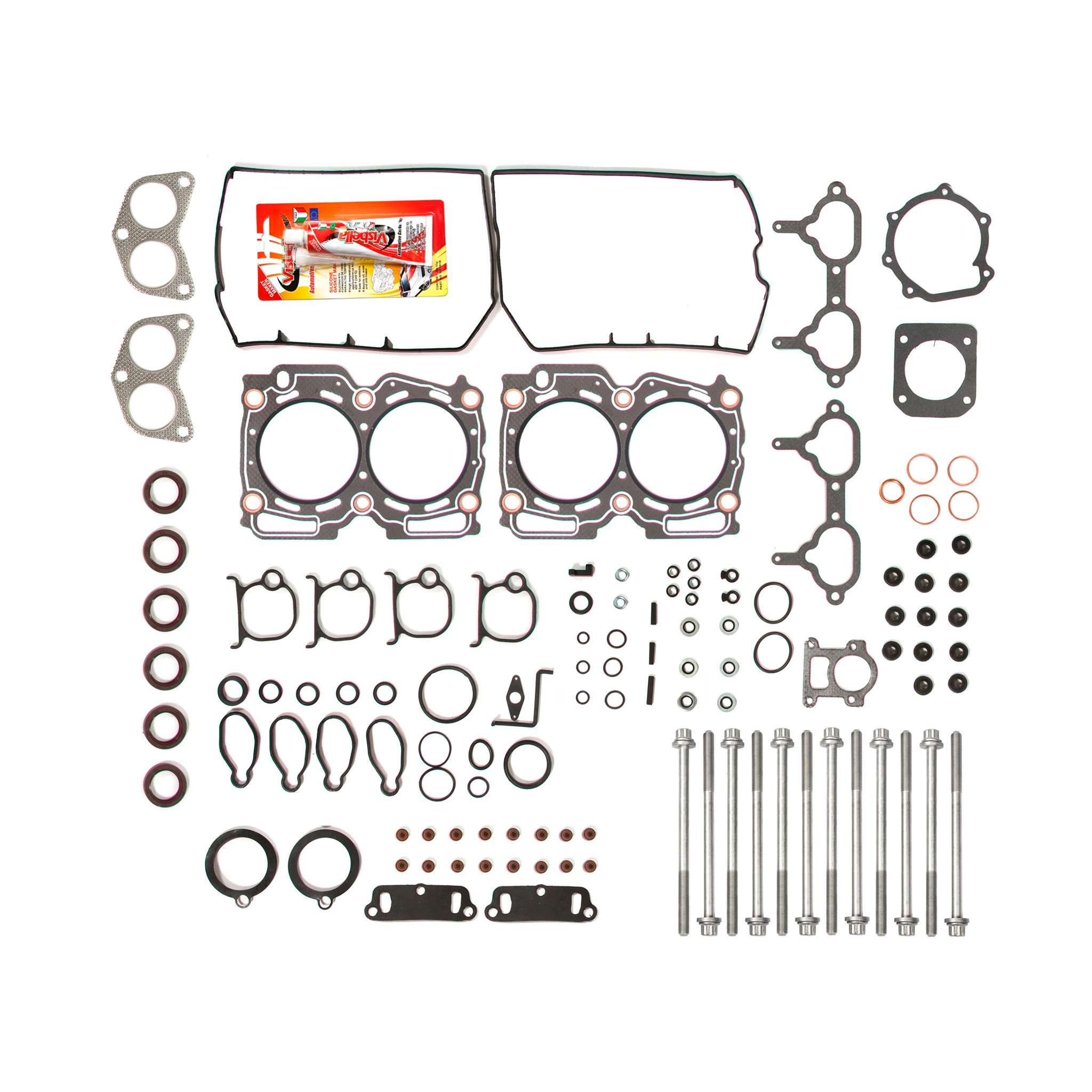 Subaru Forester Impreza Legacy 2.5 DOHC Head Gasket Set with Head Bolts - Compatible with 1997-1999 Models - Perfect for Engine Repair & Maintenance