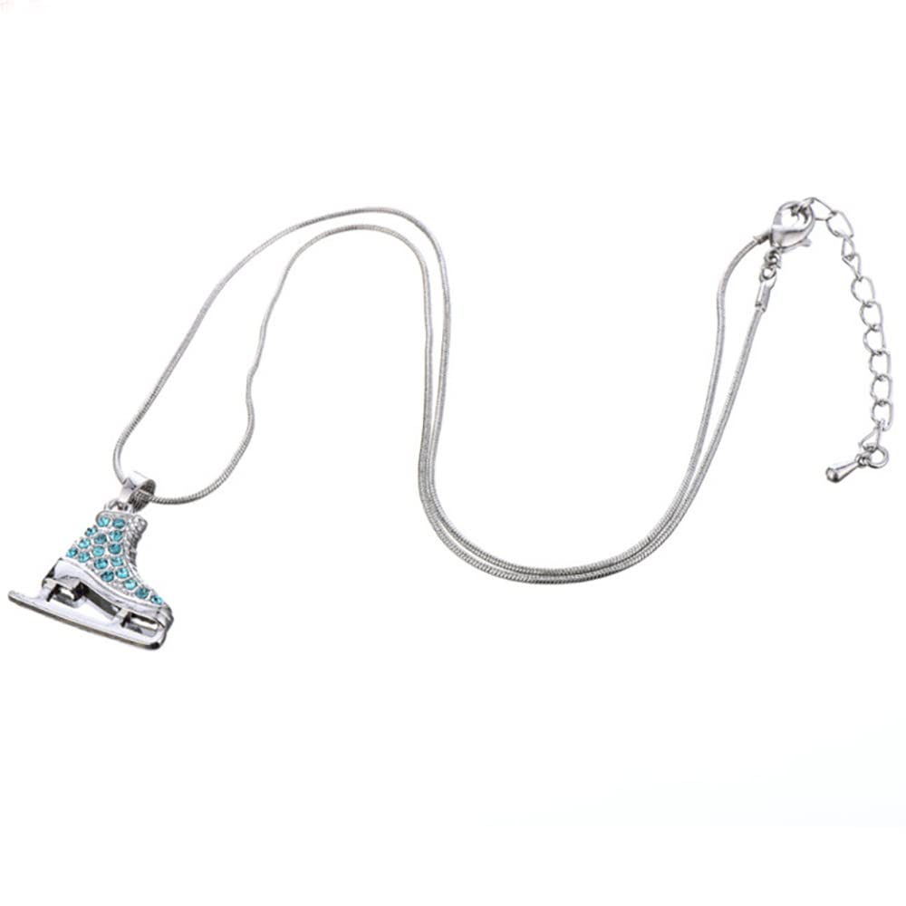 BANCHELLE Skateboard Pendant Necklace for Men & Women - Sports Fan Jewelry Gift with Pouch - Perfect for Skateboarding Enthusiasts & Fashion Accessories