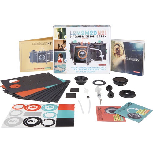 Lomography LomoMod No.1 35mm Film Camera - Vintage Style DIY Kit for Creative Photography | Perfect for Travel, Street & Experimental Shooting