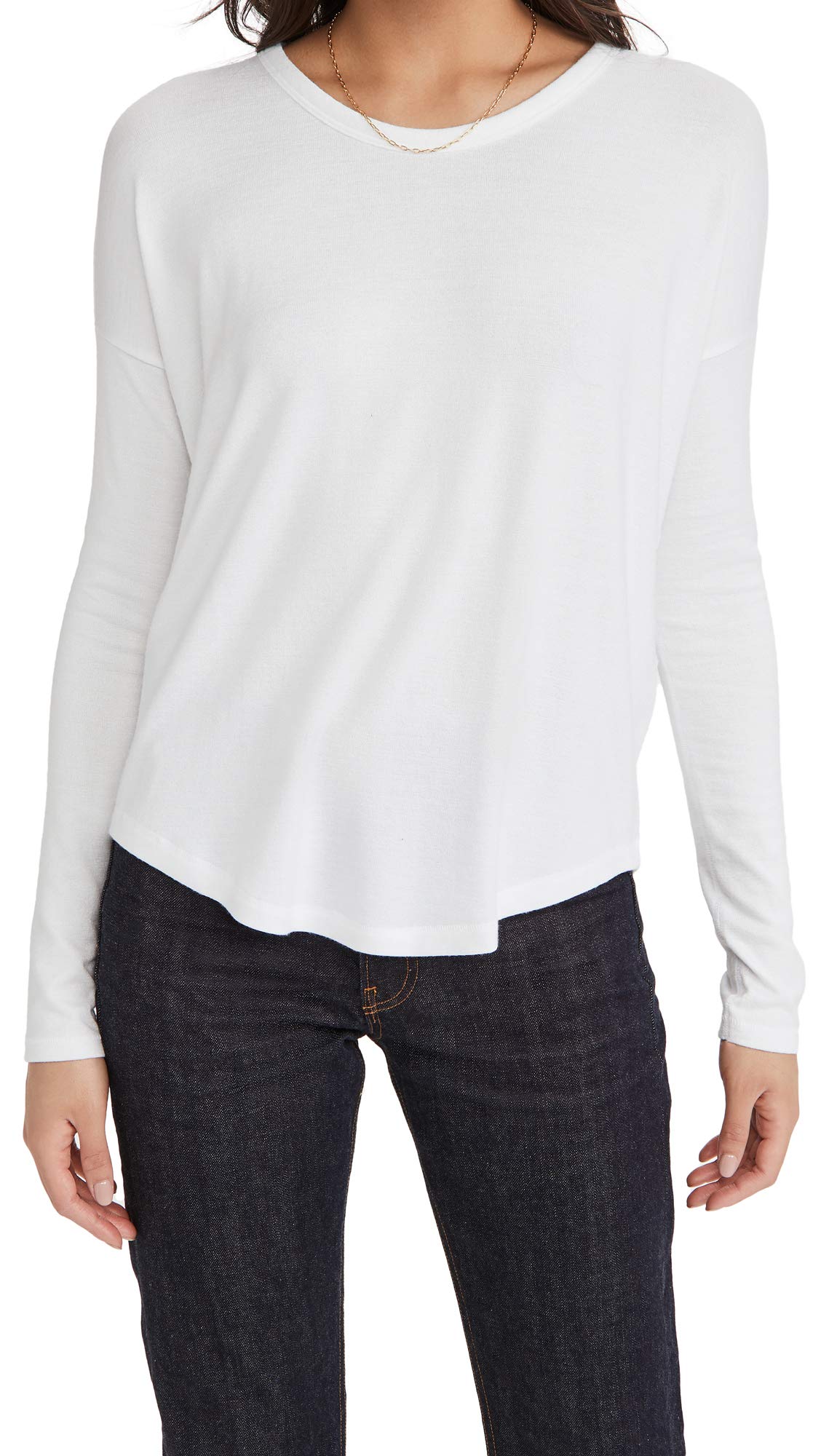 rag & bone Women's Hudson Tee - Soft Cotton Short Sleeve T-Shirt for Casual Wear & Everyday Outfits