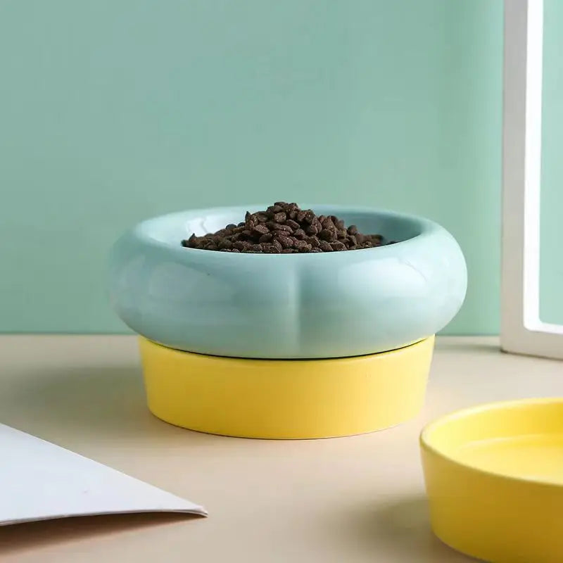 Premium Ceramic Pet Bowl for Dogs & Cats - Non-Slip, Durable & Easy Clean - Perfect for Food & Water - Ideal for Home, Travel & Outdoor Use