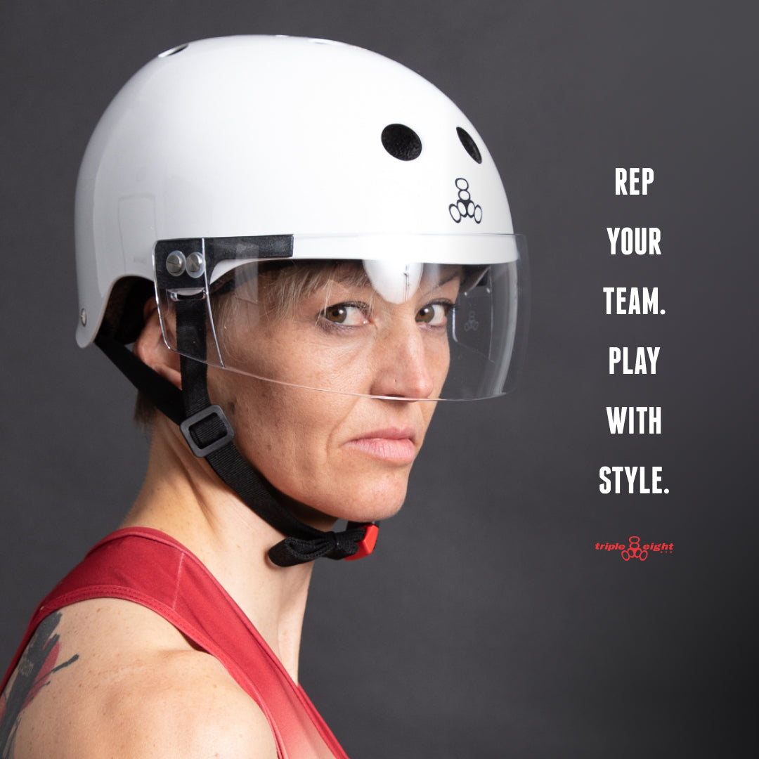 Certified Sweatsaver Helmet with Visor - Lightweight & Breathable for Cycling, Motorcycling & Outdoor Sports