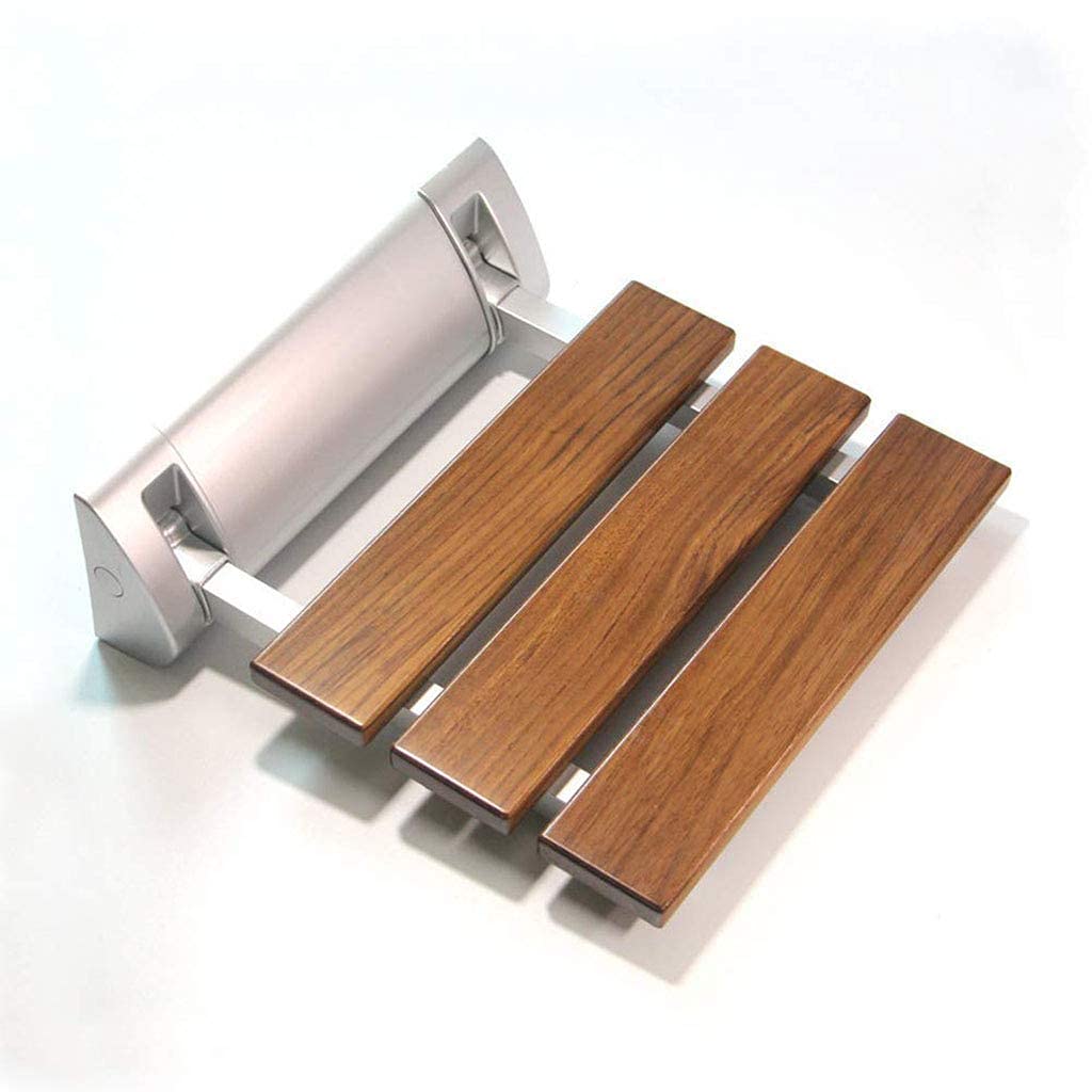 Premium Teak Shower Seat Wall Mounted - 12.8