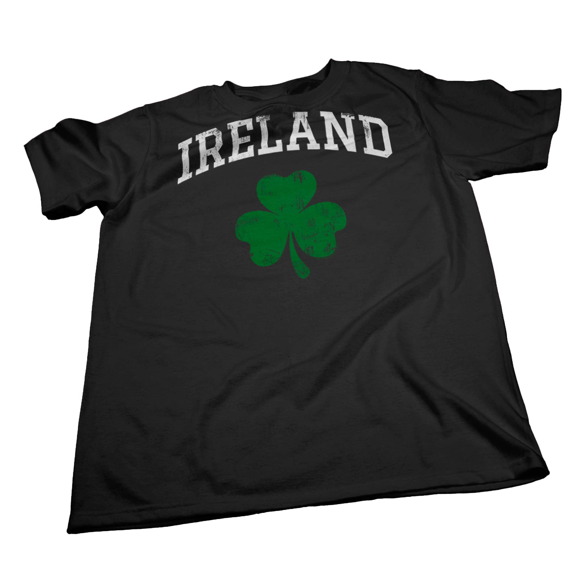 Vintage Irish Shamrock St. Patrick's Day T-Shirt for Men & Women - Ireland Clover Design - Perfect for Irish Pride, Pub Crawls & Celtic Festivals