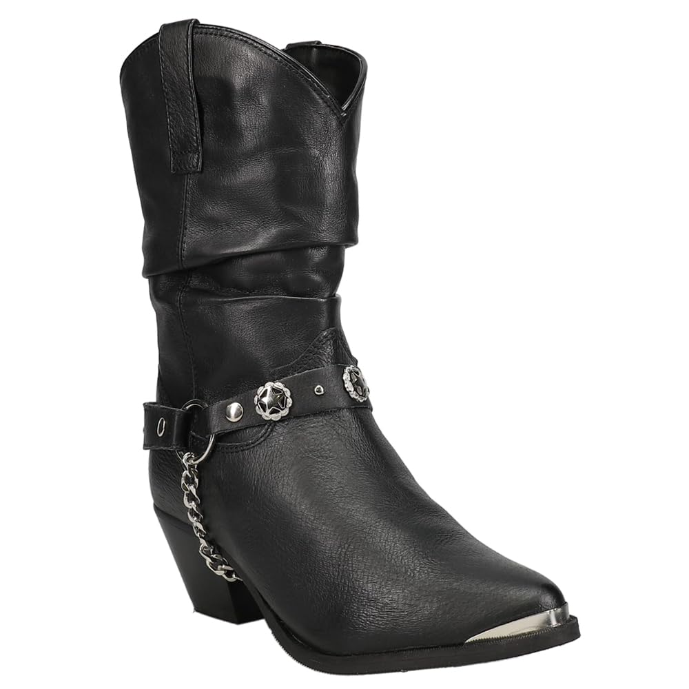 Dingo Women's Olivia Pointed Toe Pull On Casual Boots - Mid Calf, 2-3