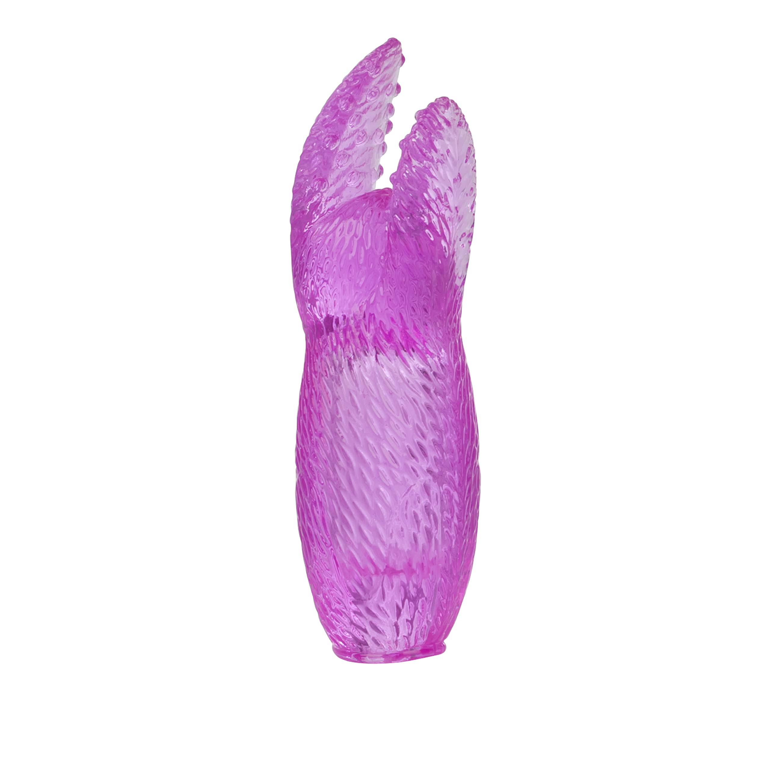 CalExotics Pocket Exotics Bunny Bullet Vibrator with Rabbit Tickler - Rechargeable Mini Vibrating Egg Massager for Women & Couples - Pink Adult Sex Toy - Perfect for Travel, Foreplay & Sensual Play