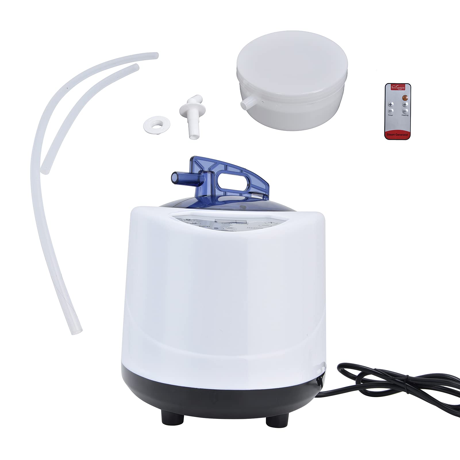 Haofy 2.68L Portable Sauna Steamer - 304 Stainless Steel Steam Generator with Timer for Home Spa, Body Relaxation & Detox | Perfect for Shower Steam Therapy, Facial Care & Muscle Pain Relief