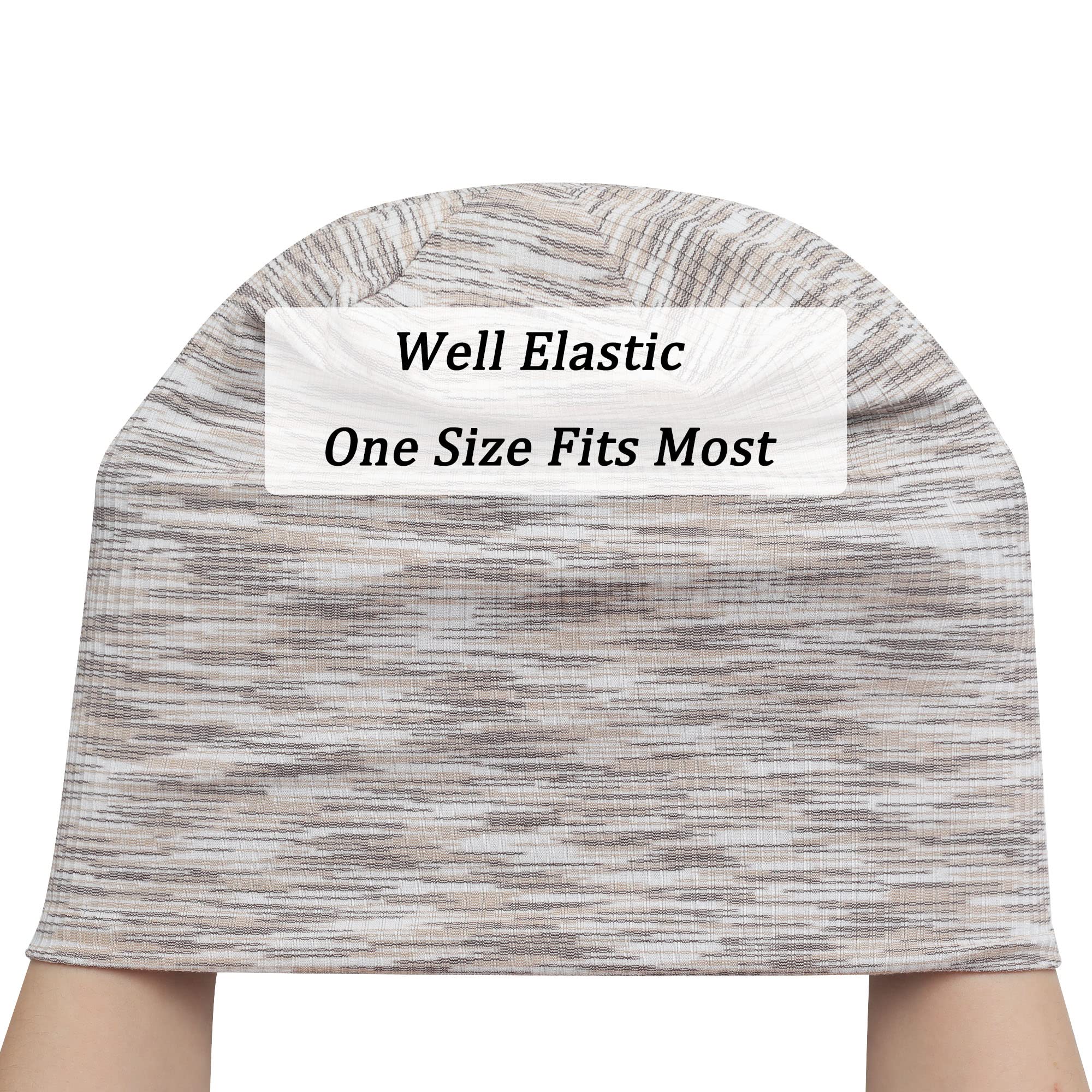 ZLYC Women's Fashion Knit Slouchy Beanie Hat - Thin Stretch Skull Cap for Winter - Cozy & Stylish for Outdoor Activities, Travel & Casual Wear