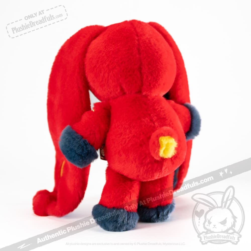 Plushie Dreadfuls Sickle Cell Anemia Awareness Rabbit - Soft Stuffed Animal Toy for Kids & Adults | Perfect for Comfort, Education, and Disease Awareness Gifts