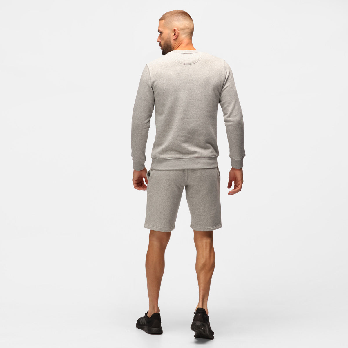 TKB Men's Grey Organic Cotton Sweatshirt | Eco-Friendly Casual Pullover for Men | Perfect for Lounge Wear, Gym, and Outdoor Activities