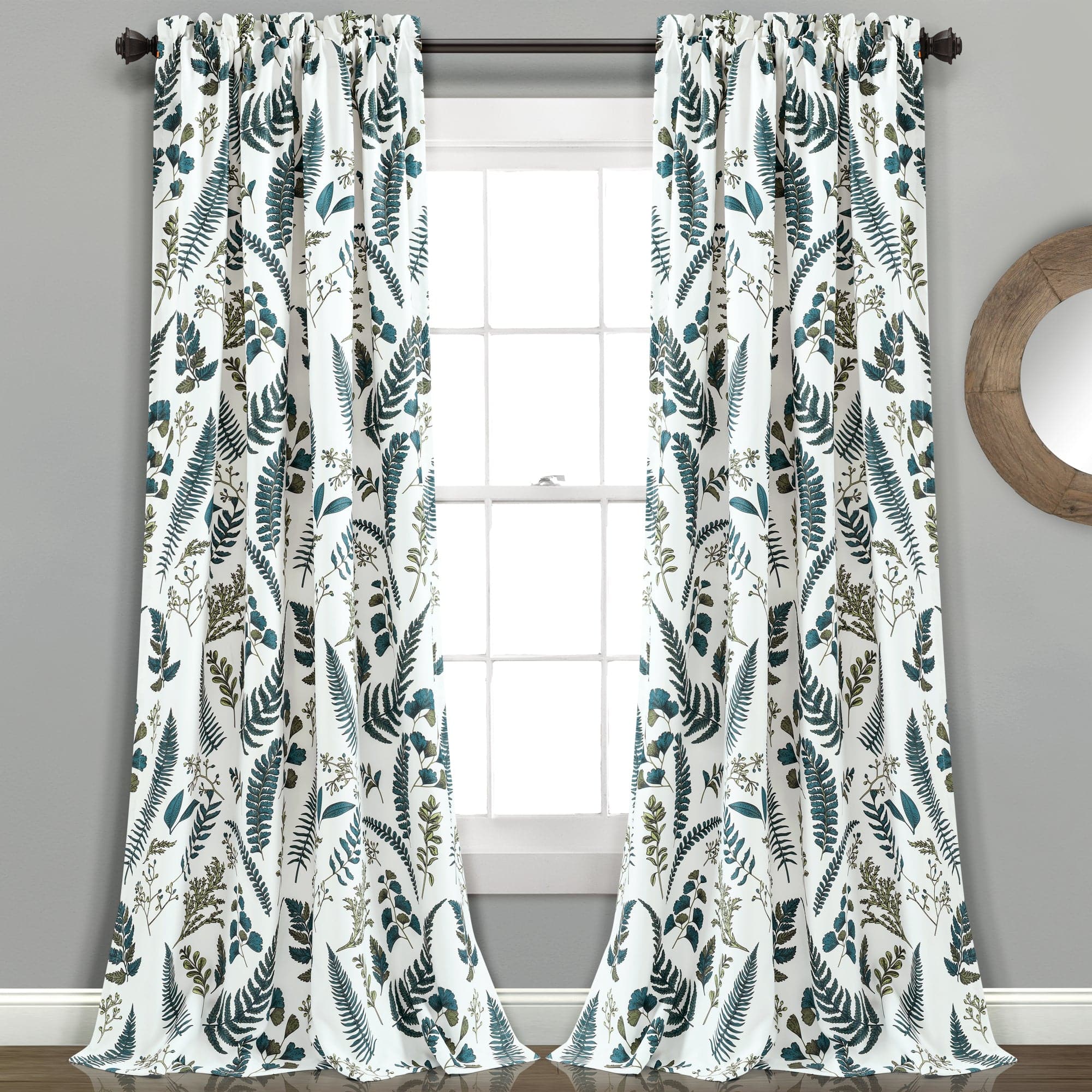 Devonia Light Filtering Window Curtains - Blackout Sheer Drapes for Living Room & Bedroom - 2 Panels Set (84x63 Inch) - Elegant Home Decor for Privacy & Sun Protection