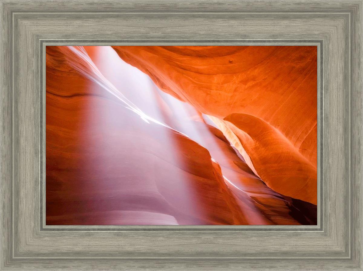 Stunning Antelope Canyon Light Shafts Wall Art - Natural Sunbeam Photography Print for Home & Office Decor - Perfect for Living Rooms, Bedrooms & Workspaces