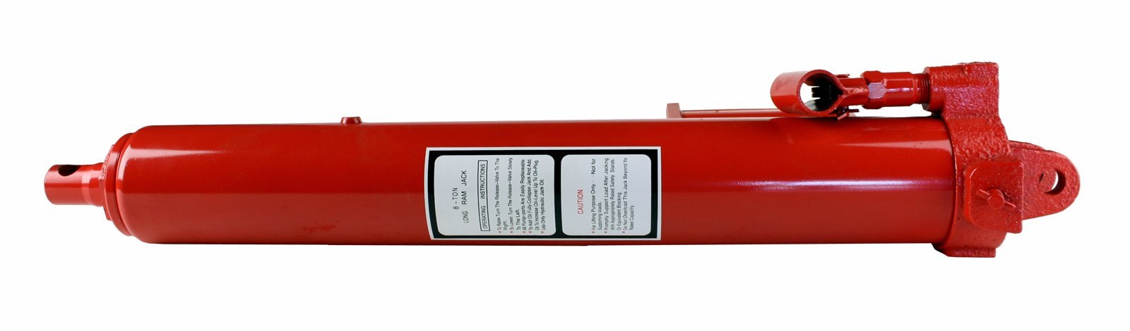 8 Ton Hydraulic & Air Long Ram Jack - Heavy Duty Engine Hoist for Cherry Picker & Shop Crane - Perfect for Automotive Repair, Equipment Maintenance & Industrial Lifting