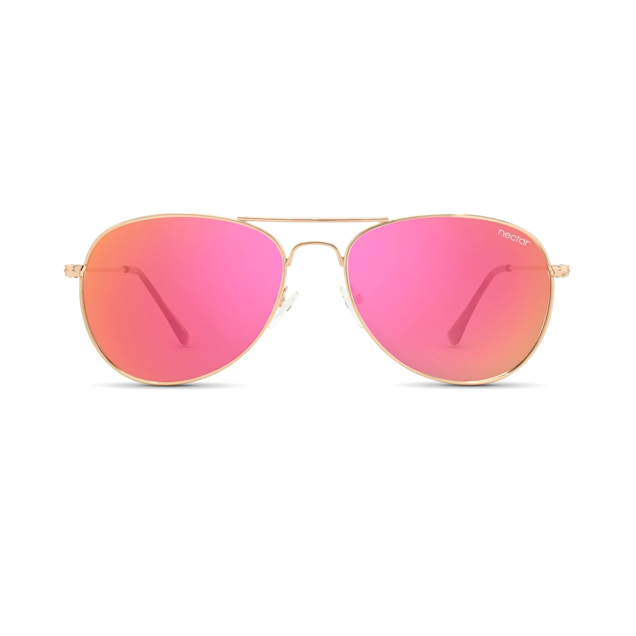 NECTAR Classic Polarized Sunglasses for Men & Women - 100% UV Protection Metal Frame Aviator Style - Perfect for Driving, Beach & Outdoor Activities