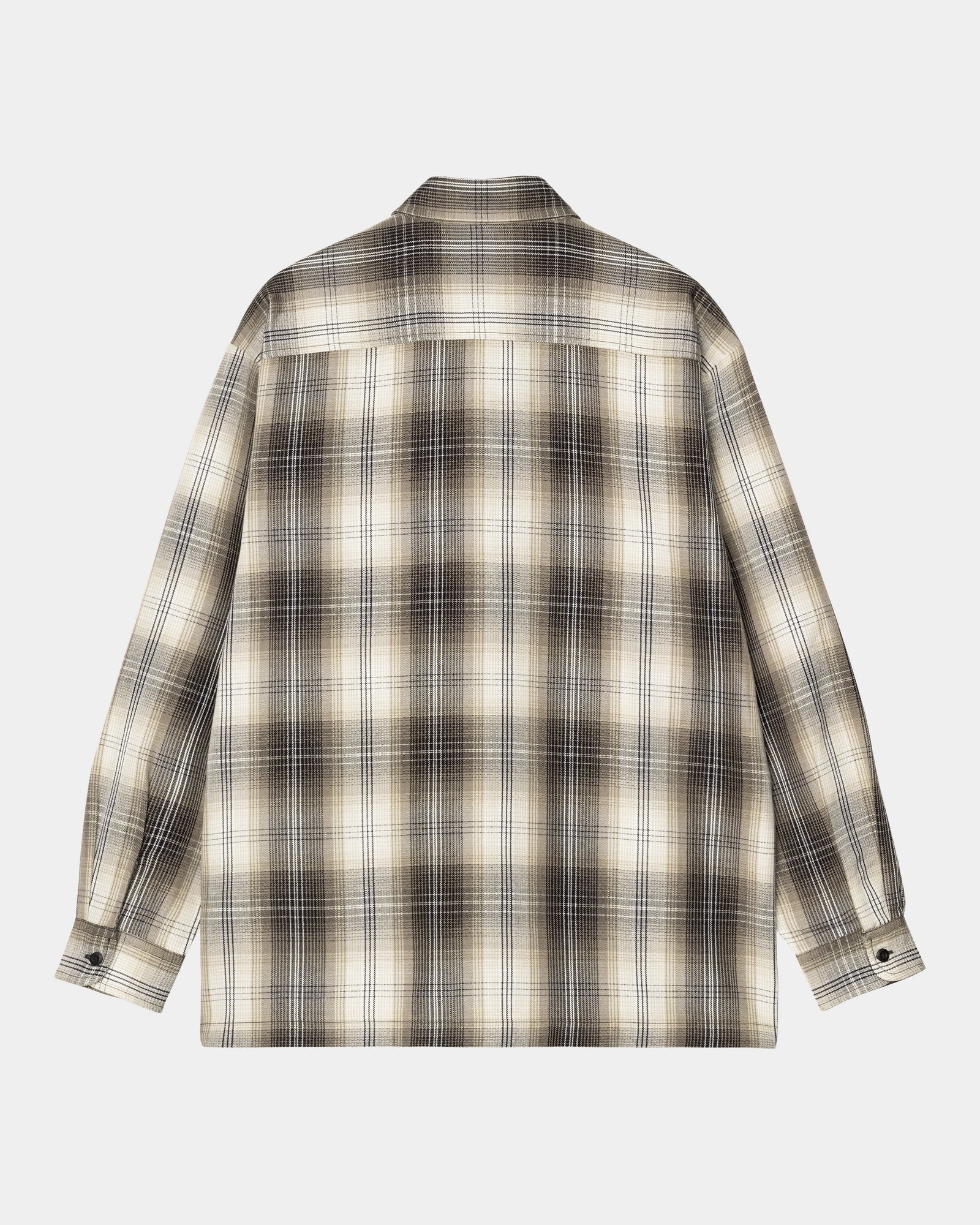 Blanton Check Shirt for Men - Classic Plaid Button Down Shirt with Yosemite Print | Casual & Outdoor Wear for Hiking, Camping, and Fall Fashion