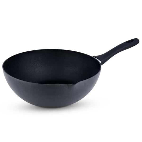 Ken Hom Classic Non-Stick 12-Inch Aluminum Wok - Professional Chinese Stir Fry Pan for Home Cooking & Asian Cuisine | Perfect for Stir-Frying, Deep Frying & Sauteing