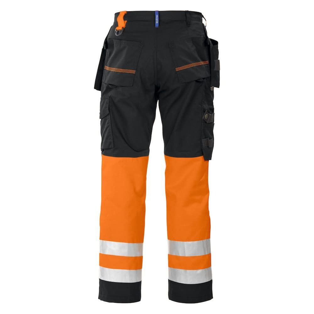 Men's High-Visibility Cargo Pants - Reflective Work Pants for Construction, Safety & Outdoor Activities