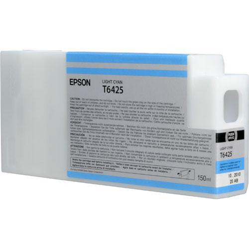 Epson T642500 Ultrachrome HDR Ink Cartridge 150ml Light Cyan for Epson 7900/7890/9890/9900 Printers - Perfect for Professional Photo Printing and Fine Art Reproduction