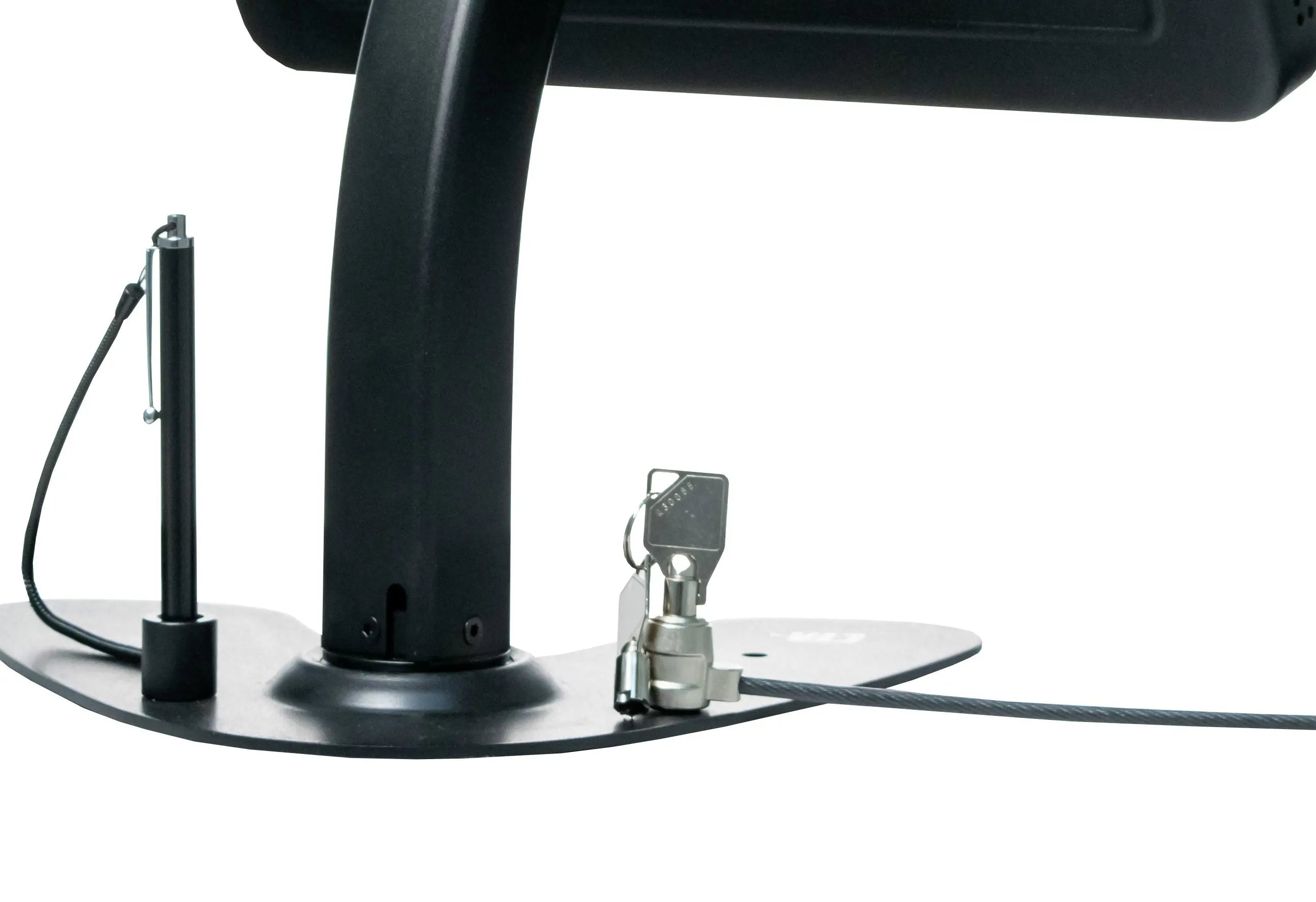 Dual Security Kiosk Stand - Heavy Duty Metal Stand for Secure Checkpoints & Public Spaces | Ideal for Offices, Airports, and Shopping Malls
