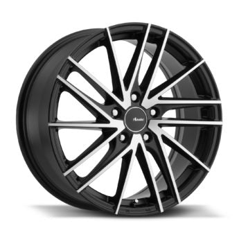 Advanti Turbina Matte Black Machine Face 20x8.5 +35 5x114.3mm 73.1mm Wheel Rims - High-Performance Alloy Wheels for Cars, SUVs & Trucks | Perfect for Street Racing, Off-Roading & Custom Builds