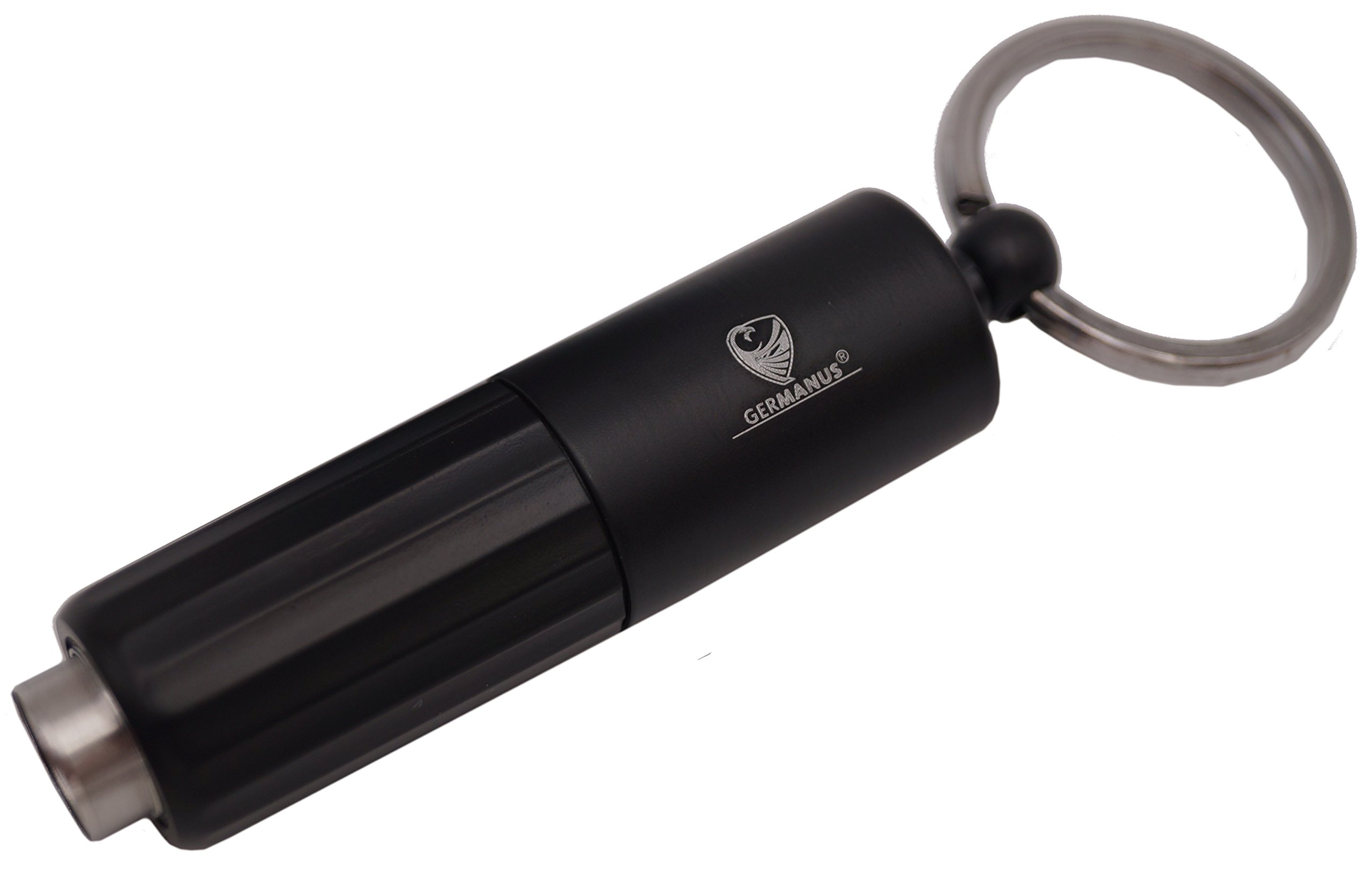 Premium GERMANUS Doppio Bucasigari Cigar Cutter - Sharp Stainless Steel Blades, Ergonomic Design, Matte Black Finish | Perfect for Cigar Enthusiasts, Gifts & Special Occasions