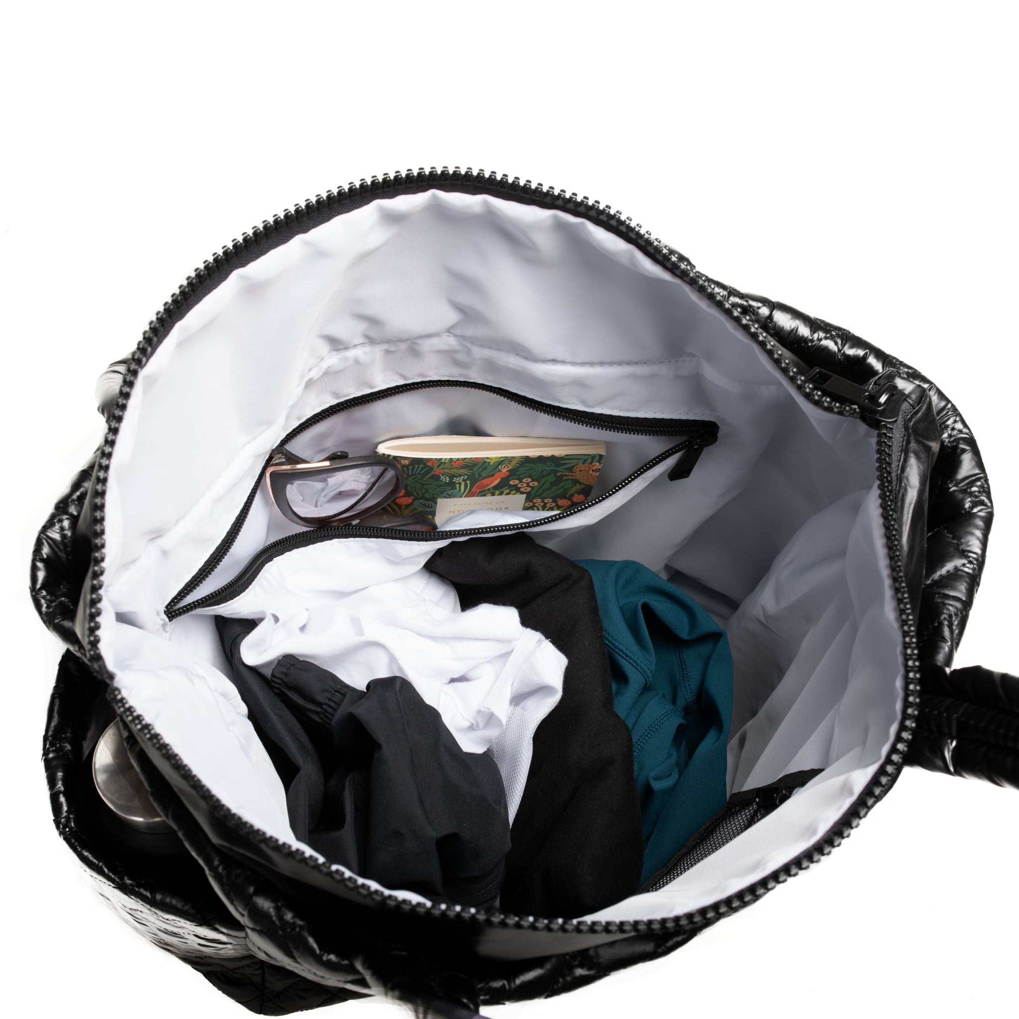 Naomi Black Leather Tote Bag for Women - Stylish & Spacious Handbag for Work, Travel & Everyday Use