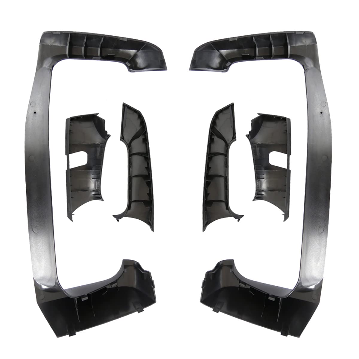 2004-2020 Volvo VNL Truck Mirror Arm Cover Pair - Left & Right Side Replacement Covers (Black) | Durable Protection for Semi Truck Mirrors | Perfect for Long Haul Trucking & Fleet Maintenance