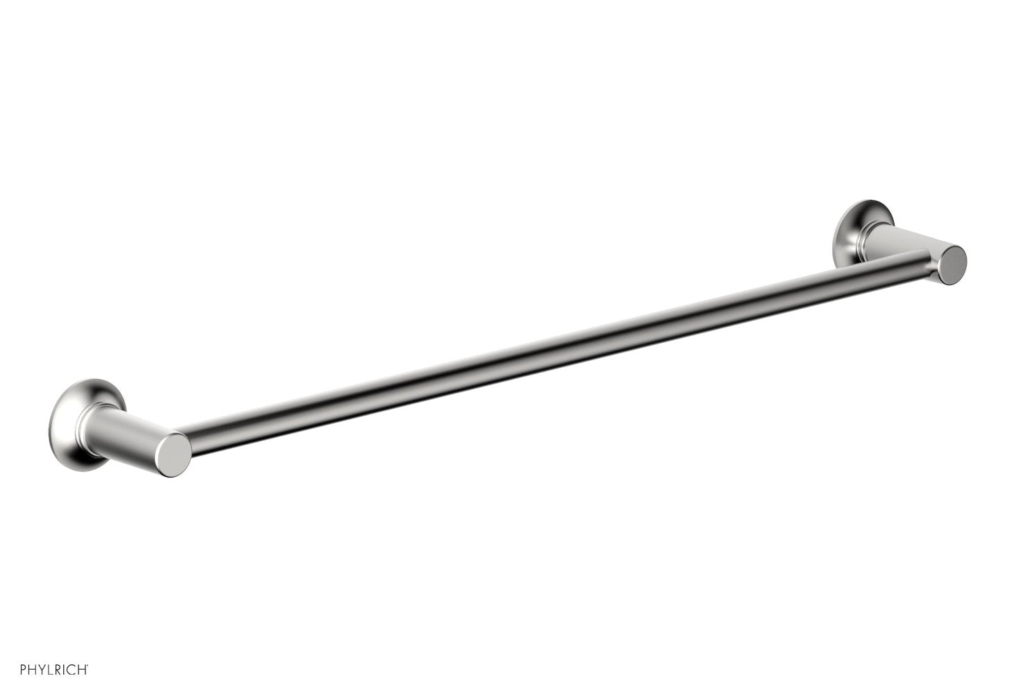 HEX MODERN 24-Inch Towel Bar 501 71 - Brushed Nickel Bathroom Towel Rack for Hand & Bath Towels - Perfect for Bathroom, Spa, and Guest Room Decor