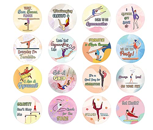 Amusing Gymnast Stickers (10 Sets)