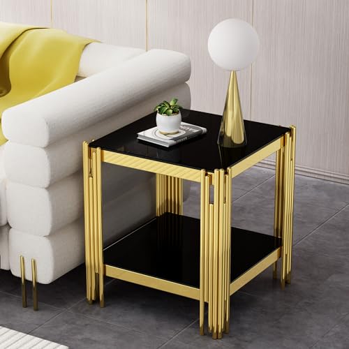Gold & Black, End Table