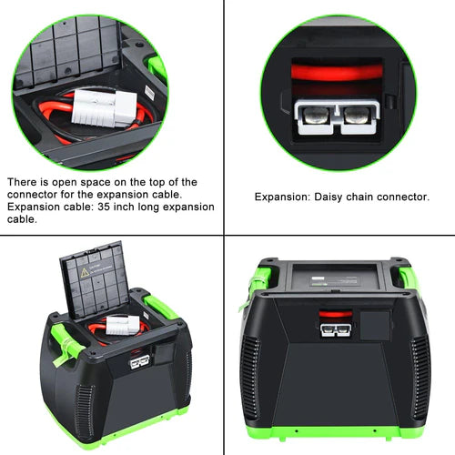 Natures Generator Elite Power Pod - Portable Solar Generator for Camping, Emergencies & Off-Grid Power - 1200W Solar Powered Battery Backup for Home & Outdoor Use
