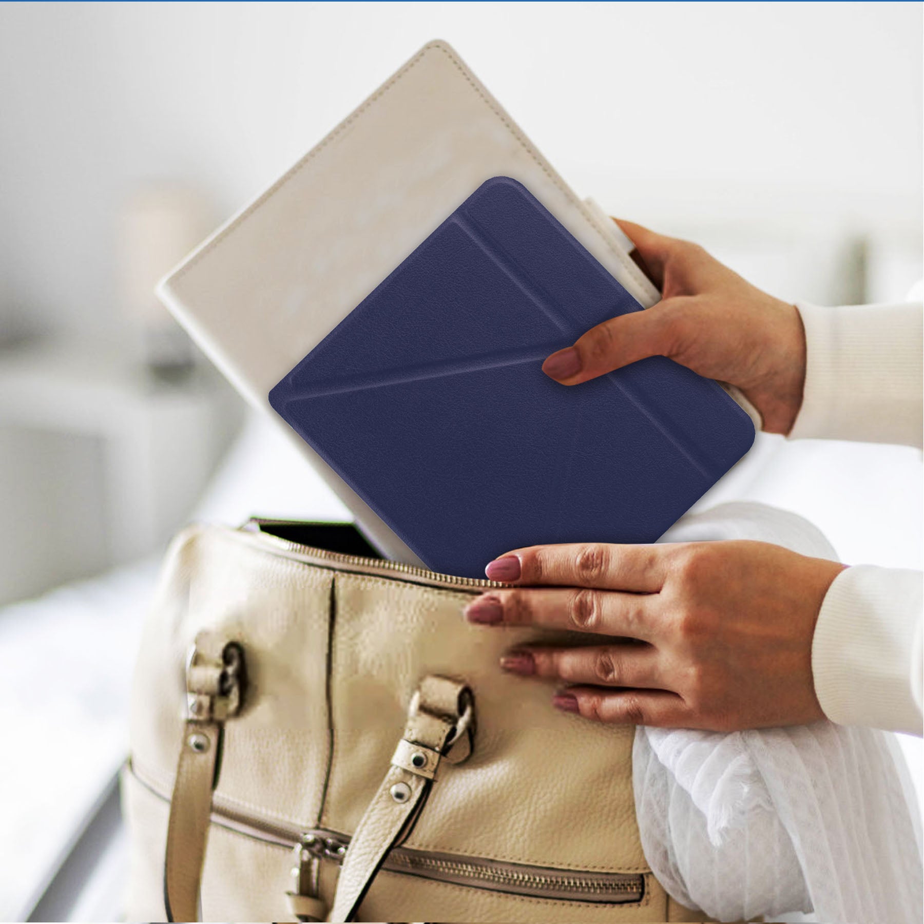 KOBO Protective Case - Durable Navy Blue Cover for eReaders | Perfect for Travel, Work & Everyday Use