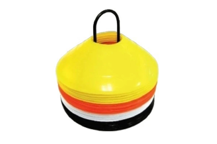 SKLZ Agility Training Cones - Set of 12 for Speed & Footwork Drills - Perfect for Soccer, Football, Basketball Practice & Fitness Workouts