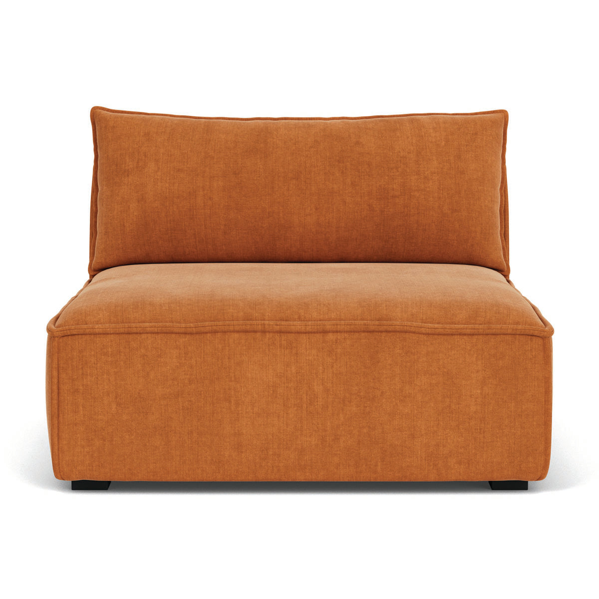 Daphne Fabric Modular 1-Seater Sofa (Armless) - Compact & Stylish for Small Spaces, Apartments, and Living Rooms