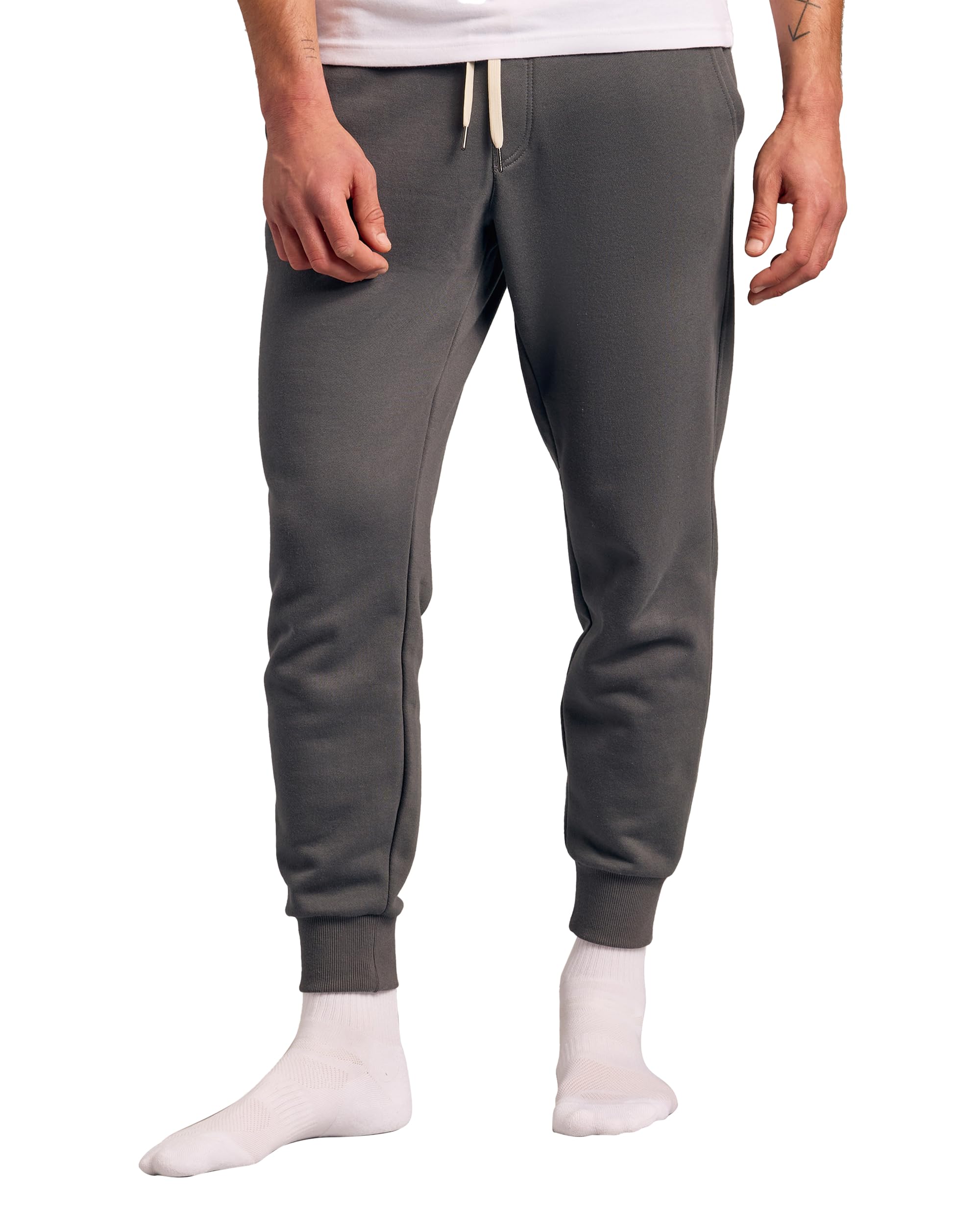 True Classic Men's Jogger Pants - Premium Fleece & Active Fabric Sweatpants for Men | Comfortable Athletic Lounge Pants for Workout, Running & Casual Wear