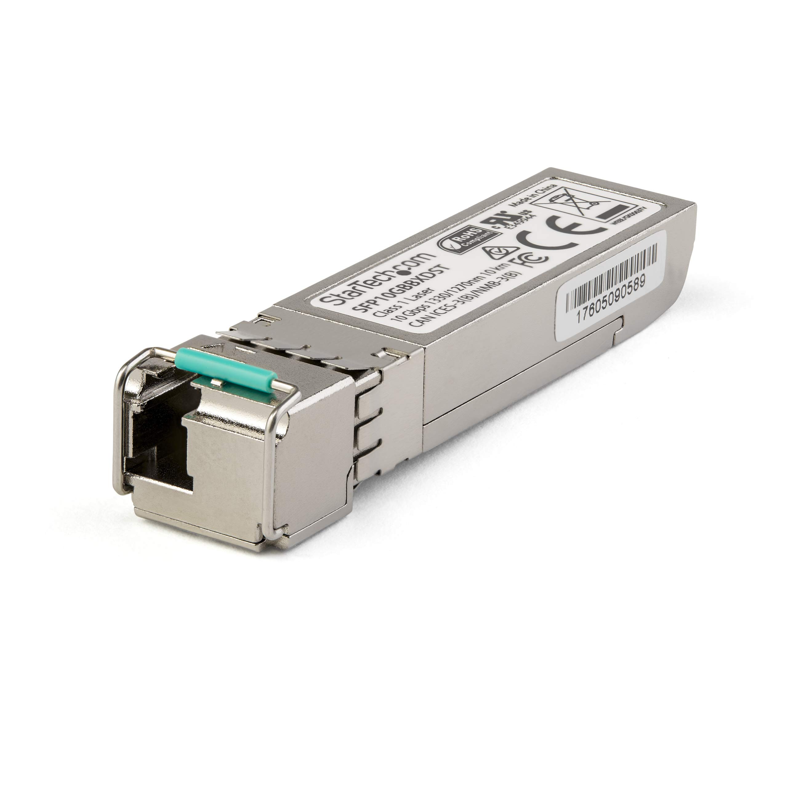**StarTech.com Dell EMC SFP-10G-BX10-U Compatible SFP+ Module - 10GBASE-BX-U - 10G BiDi Fiber Single Strand SFP+ - LC 10km (SFP10GBX10US) - Ideal for High-Speed Data Centers & Enterprise Networks**