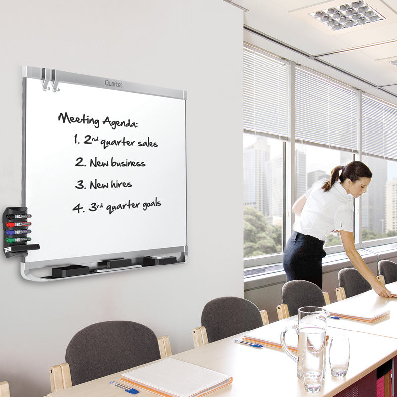 Premium Magnetic Whiteboard - Porcelain Surface for Smooth Writing & Erasing - Ideal for Home Office, Classroom & Conference Room Use