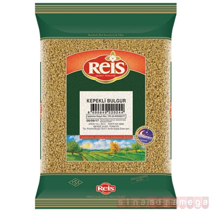 Organic Brown Wheat Bulgur 1kg | Whole Grain Healthy Food | Perfect for Salads, Pilaf & Mediterranean Dishes