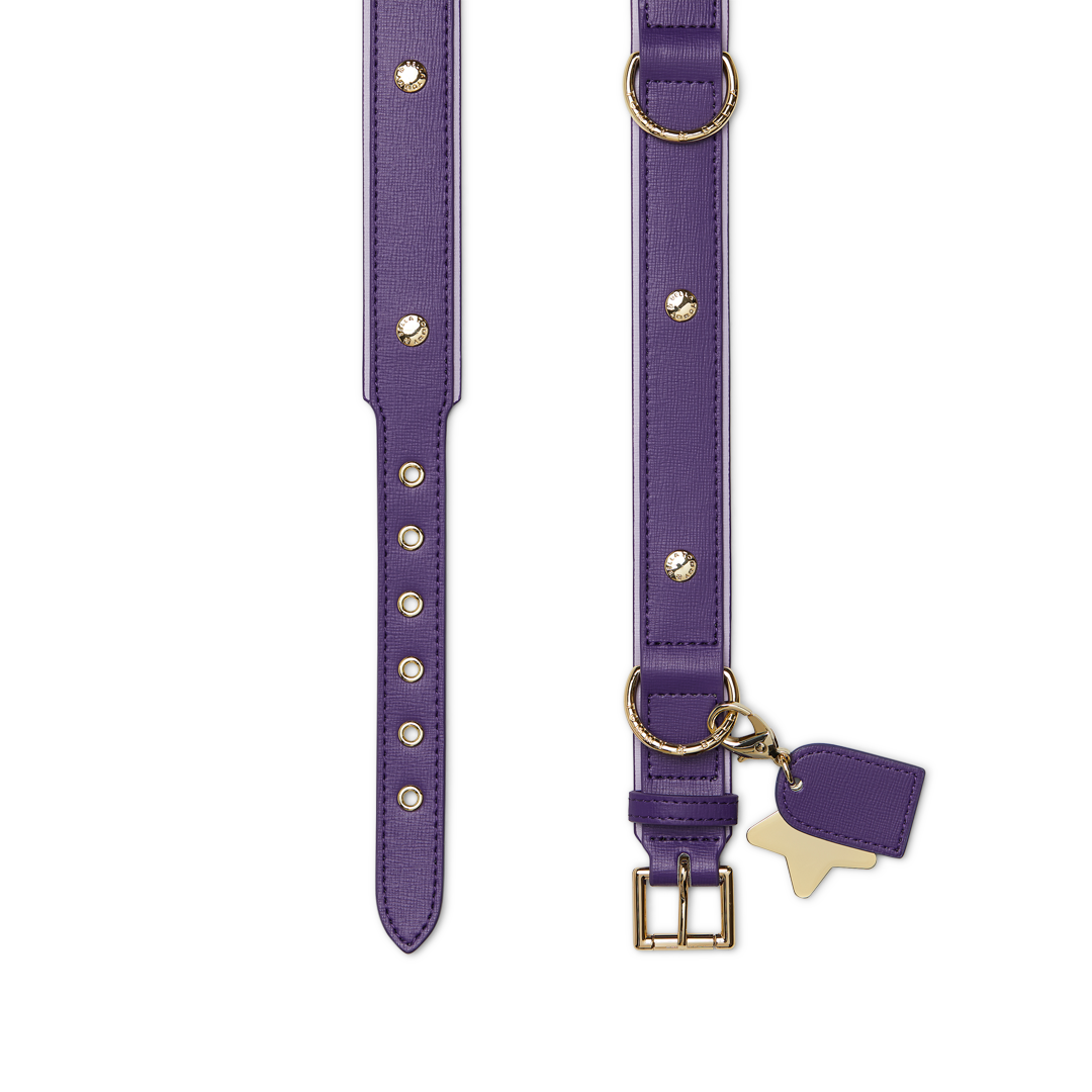 Purple Lilac Dog Collar - Adjustable Soft Nylon Pet Collar for Small Medium Large Dogs - Perfect for Walks, Training & Grooming