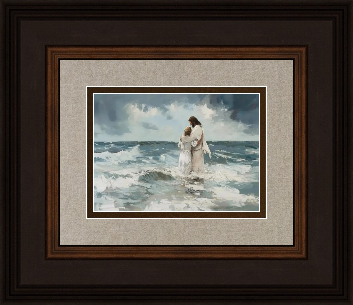 Be Still By Gabriel Heaton - Inspirational Christian Wall Art for Home & Office Decor - Perfect for Living Room, Bedroom, or Gift