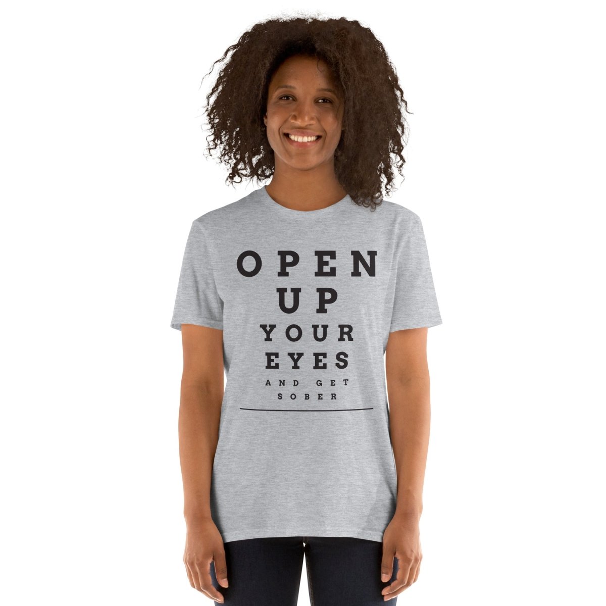 Open Up Your Eyes Essential Unisex T-Shirt - Comfortable Cotton Tee for Men & Women - Perfect for Casual Wear, Street Style & Everyday Outfits