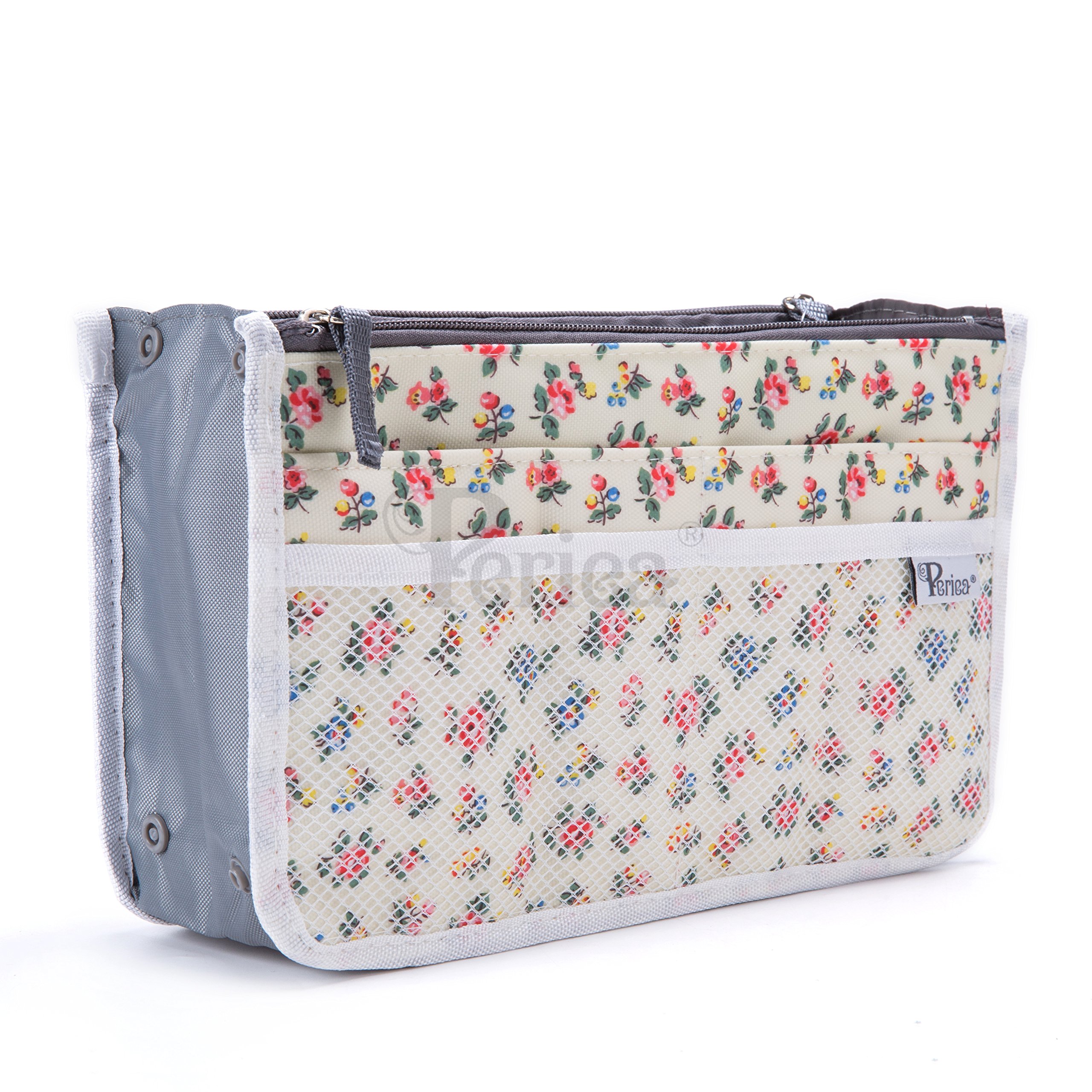 Periea Chelsy Purse Organizer Insert for Handbags & Totes - 13 Pockets, 3 Sizes, 39 Color Options - Cosmetic & Makeup Travel Pouch - Perfect for Daily Use, Work, Travel and Organization