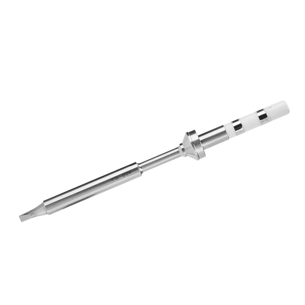 High-Quality TS100 Soldering Iron Tip - Mini Stainless Steel Replacement (TsD24) for Precise Electronics Repair | Perfect for DIY Projects, Circuit Board Fixing & Small Welding Jobs