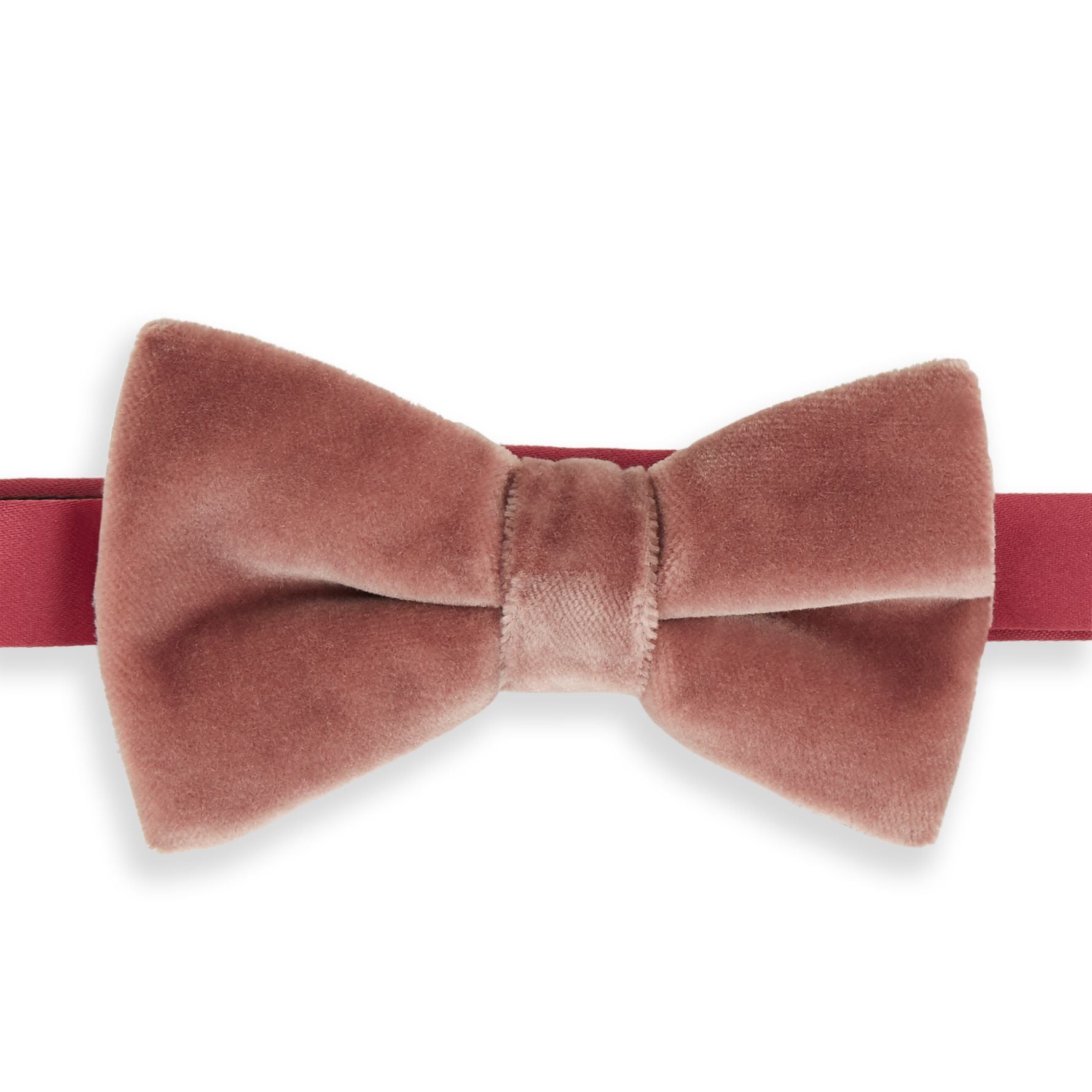 Elegant Pink Velvet Pre-Tied Bow Tie for Men - Perfect for Weddings, Prom, Parties & Formal Events