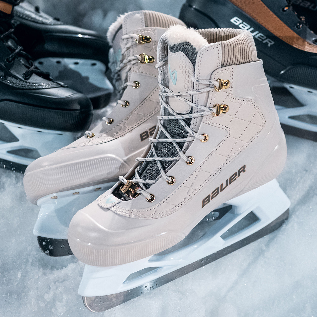 Bauer Tremblant Glides Junior Hockey Skates - Lightweight & Durable for Youth Players - Perfect for Ice Hockey Practice & Games