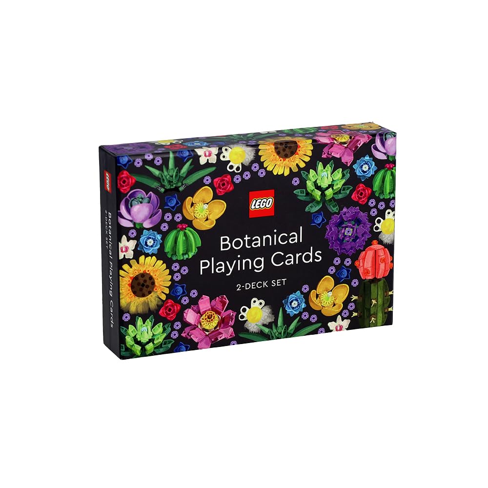 LEGO® Botanical Playing Cards – Beautiful Floral Design Deck for Card Games, Collectors & Gifts | Perfect for Poker, Magic Tricks, Family Game Nights & LEGO® Fans