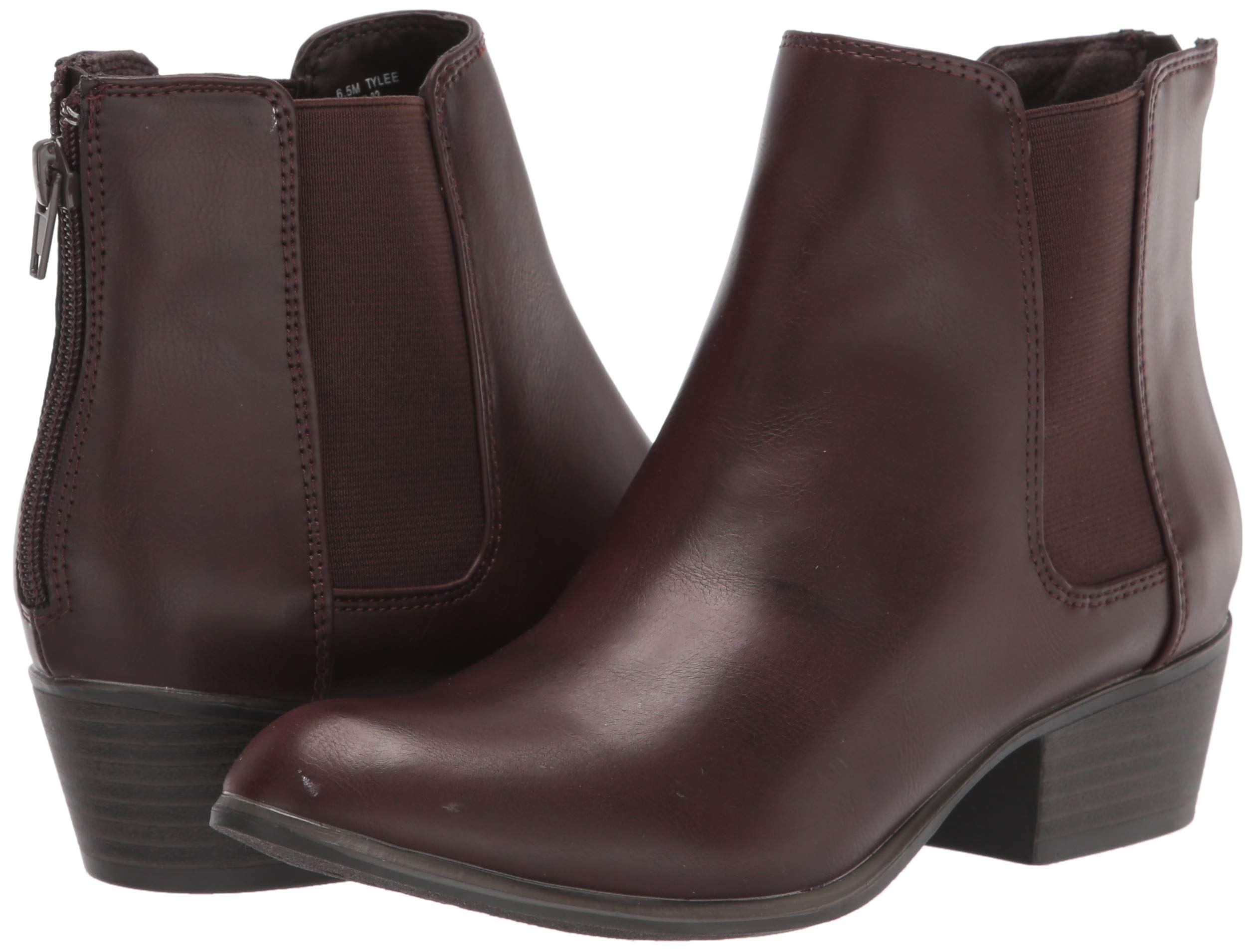 Esprit Women's Tylee Ankle Boots - Comfortable Chunky Heel Booties for Women, Fashionable Winter & Fall Shoes for Casual Outfits & Office Wear