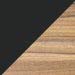 Charcoal Frame/Natural Walnut Top