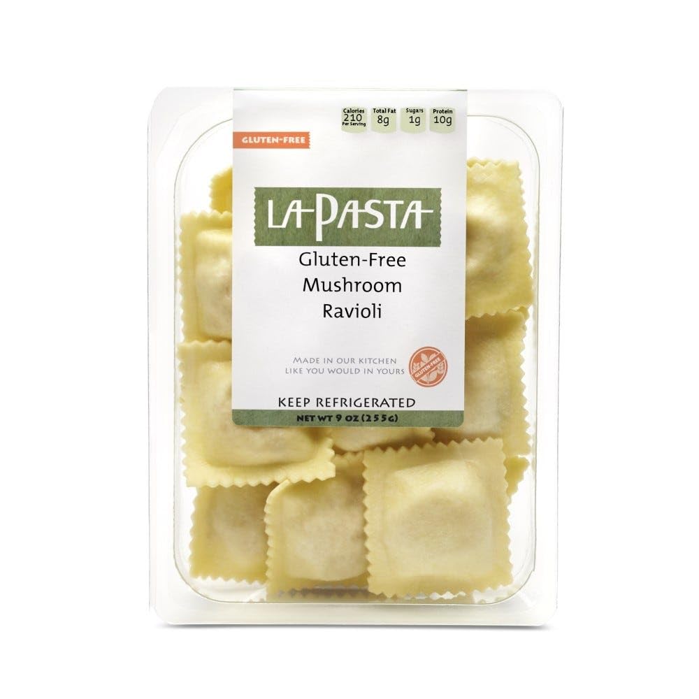 Gluten Free Mushroom Ravioli Pasta - Case of 8 Packs | Authentic Italian Taste | Perfect for Vegan, Celiac & Keto Diets | Ideal for Family Dinners & Italian-Themed Parties